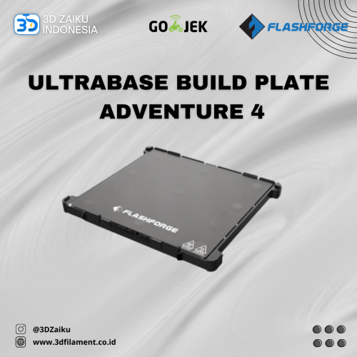 Original Flashforge Adventurer 4 Ultrabase Glass Build Plate Assembly